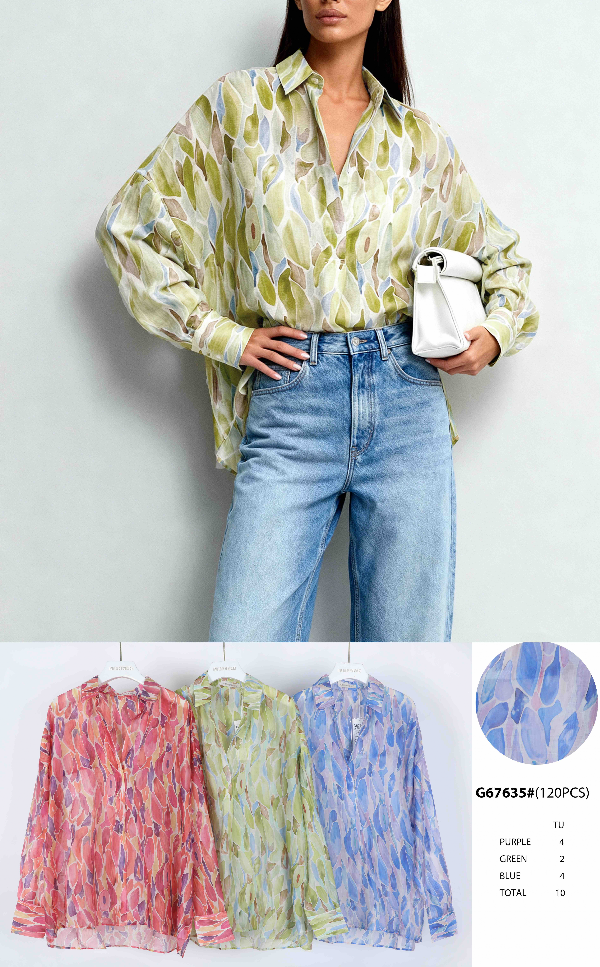 Koszule damska (Francja produkt) Roz Standard, Mix Kolor .Paczka 10 szt